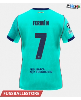 Günstige Barcelona Fermin Lopez #7 3rd trikot 2026-27 Kurzarm